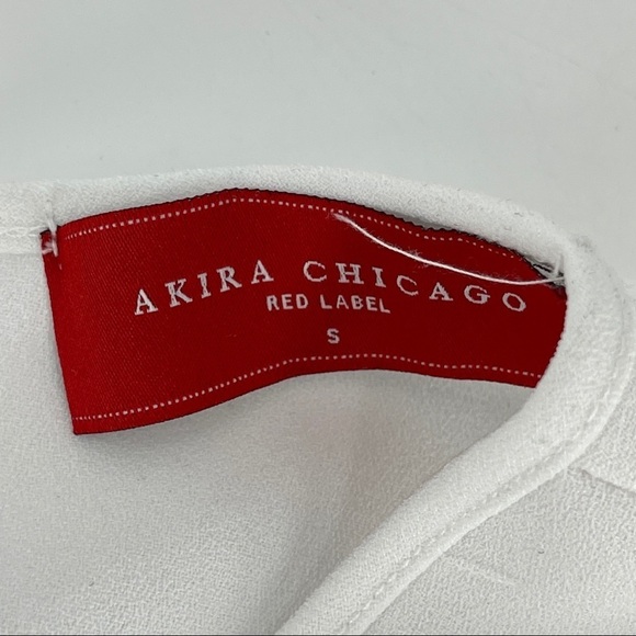 Akira Chicago Sleeveless Flowy High Low Blouse S - Picture 7 of 8